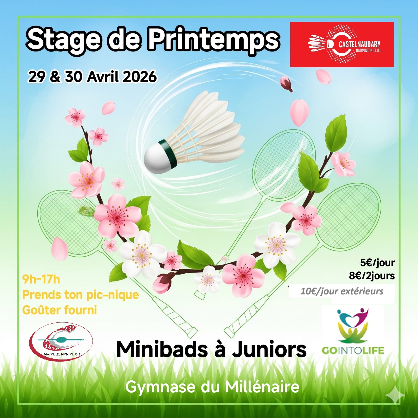 Stage de Printemps Jeunes Club Castelnaudary